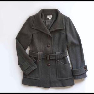 LOFT Belted Wool Blend Coat